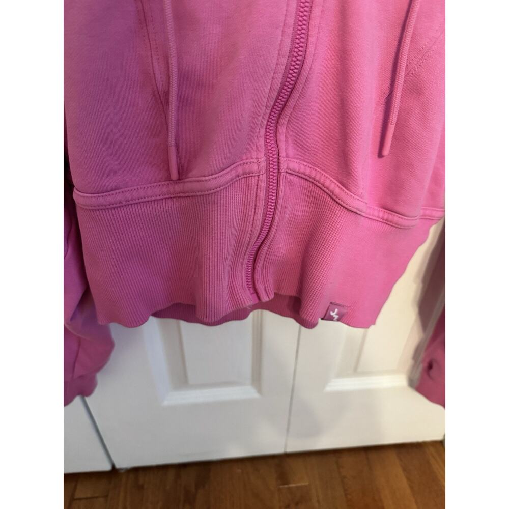 JoyLab Women's Pink Full Zip Boxy Fit Crop Hoodie Size Small - Picture 6 of 6